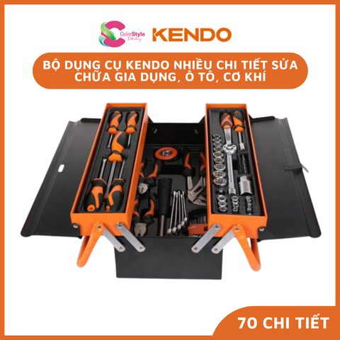  Bộ dụng cụ sửa chữa gia dụng, sửa chữ ô tô, cơ khí Kendo nhiều chi tiế 