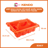  Hộp nhựa đựng đồ nghề nhiều ngăn Kendo đa dạng kích thước 