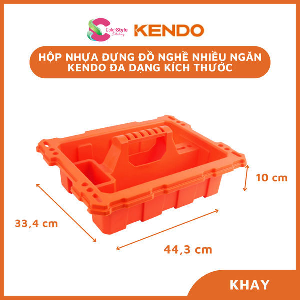  Hộp nhựa đựng đồ nghề nhiều ngăn Kendo đa dạng kích thước 
