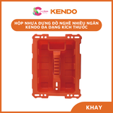  Hộp nhựa đựng đồ nghề nhiều ngăn Kendo đa dạng kích thước 