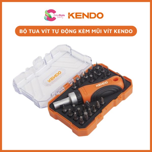  Bộ tua vít tự động kèm mũi vít Kendo 