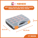  Hộp nhựa đựng đồ nghề nhiều ngăn Kendo đa dạng kích thước 