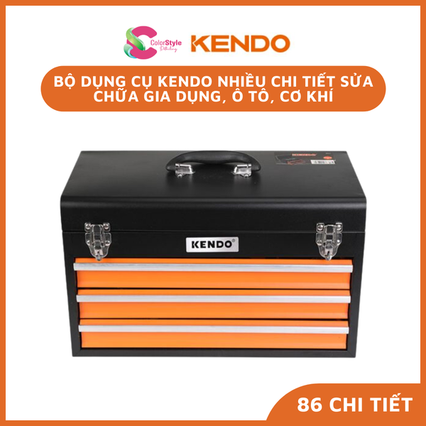  Bộ dụng cụ sửa chữa gia dụng, ô tô, cơ khí Kendo nhiều chi tiết 