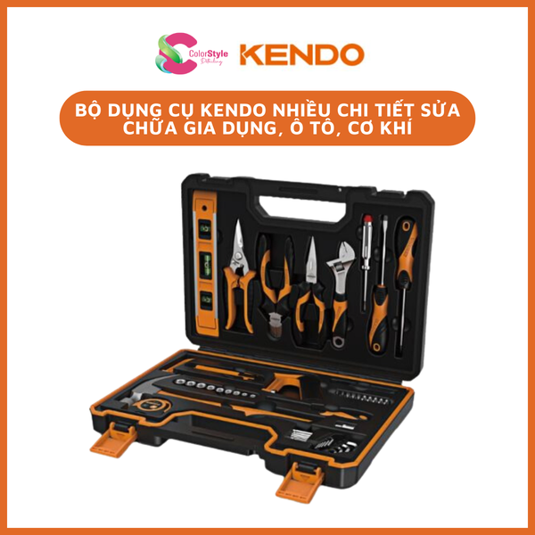  Bộ dụng cụ sửa chữa gia dụng, ô tô, cơ khí Kendo nhiều chi tiết 