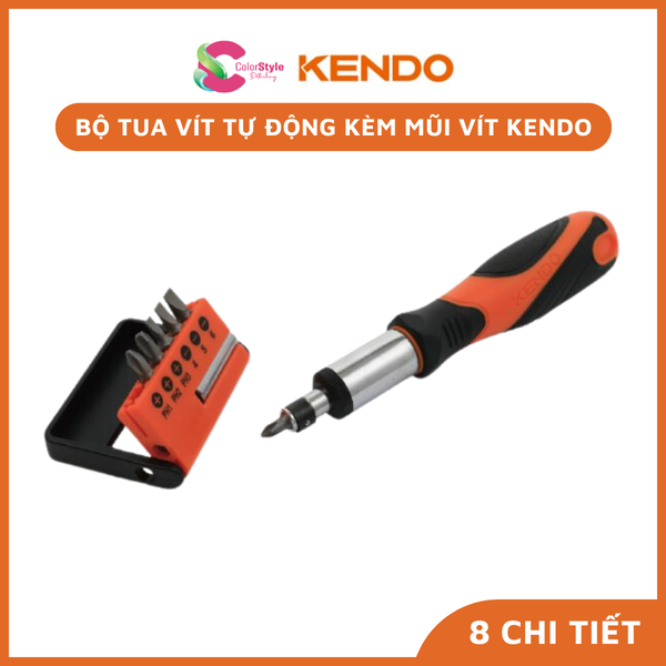  Bộ tua vít tự động kèm mũi vít Kendo 