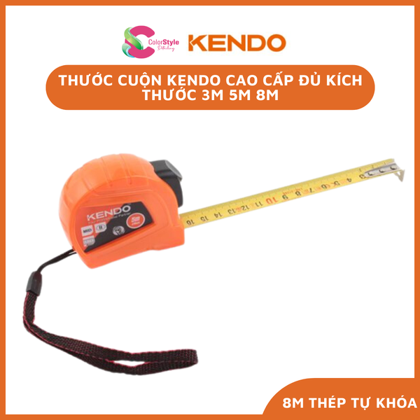  Thước cuộn Kendo cao cấp đủ kích thước 3m 5m 8m 