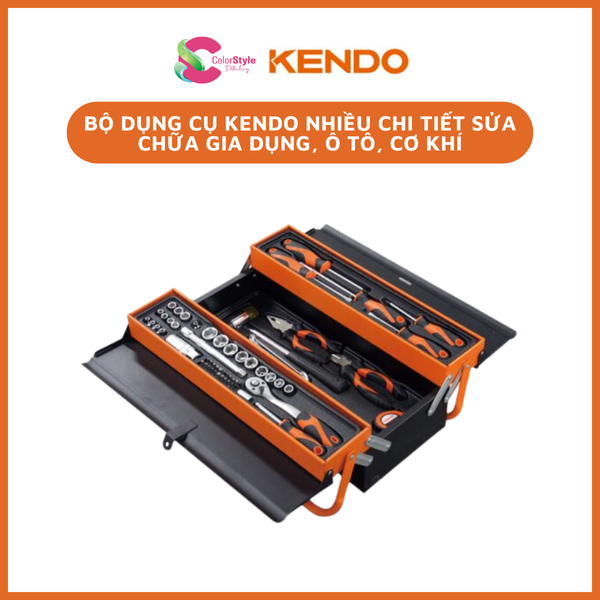  Bộ dụng cụ sửa chữa gia dụng, ô tô, cơ khí Kendo nhiều chi tiết 