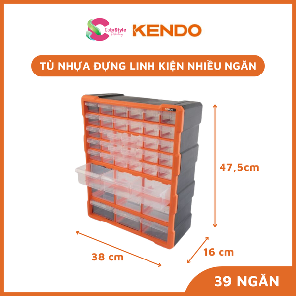  Tủ nhựa đựng linh kiện Kendo 22 ngăn 39 ngăn 