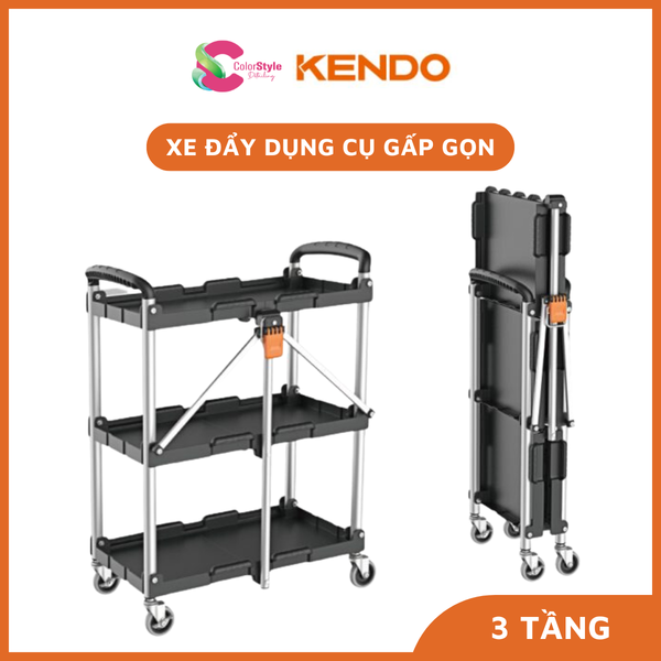  Xe đẩy dụng cụ gấp gọn Kendo nhiều kích thước tải trọng đến 150kg 