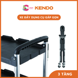  Xe đẩy dụng cụ gấp gọn Kendo nhiều kích thước tải trọng đến 150kg 