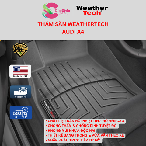  Thảm sàn WeatherTech Audi A4 