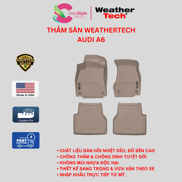  Thảm sàn WeatherTech Audi A6 