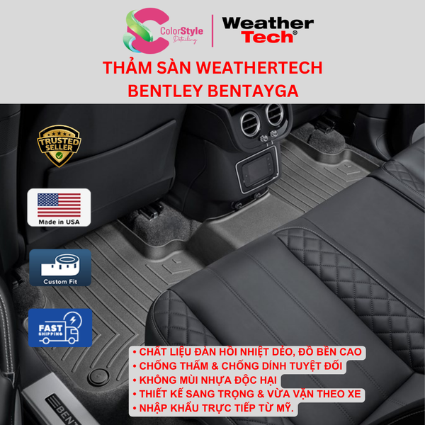  Thảm sàn WeatherTech Bentley Bentayga 