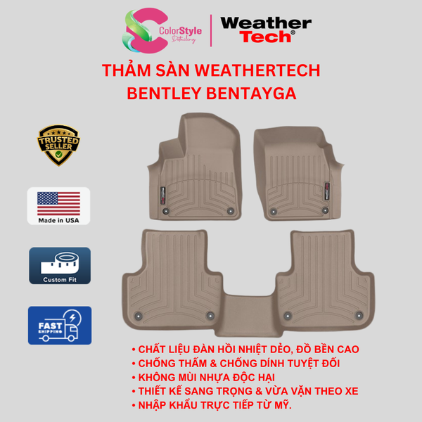  Thảm sàn WeatherTech Bentley Bentayga 