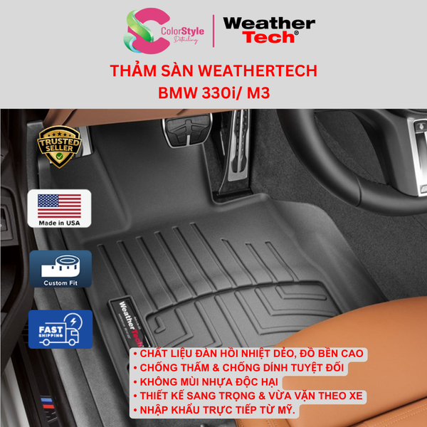  Thảm sàn WeatherTech BMW 330i/ M3 