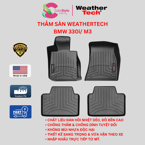  Thảm sàn WeatherTech BMW 330i/ M3 