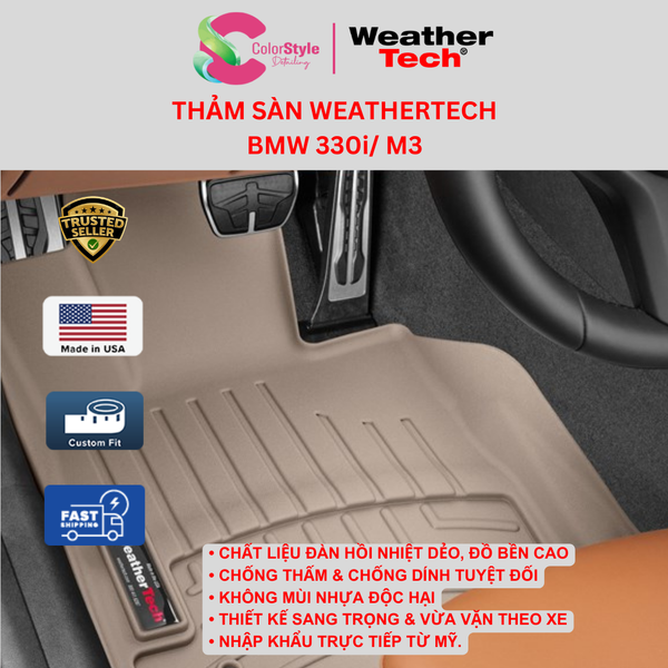  Thảm sàn WeatherTech BMW 330i/ M3 