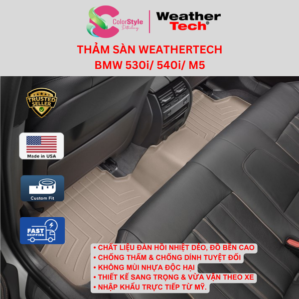  Thảm sàn WeatherTech BMW 530i, 540i, M5 