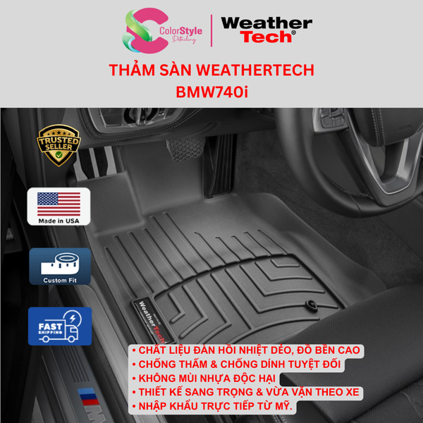  Thảm sàn WeatherTech BMW 740i 