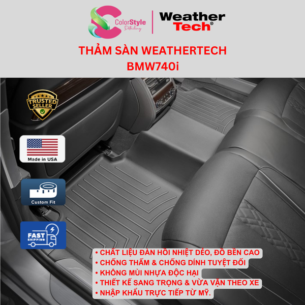  Thảm sàn WeatherTech BMW 740i 