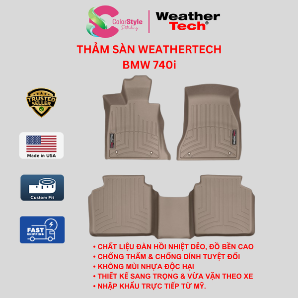  Thảm sàn WeatherTech BMW 740i 