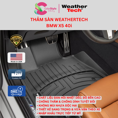  Thảm sàn WeatherTech BMW X5 40i 