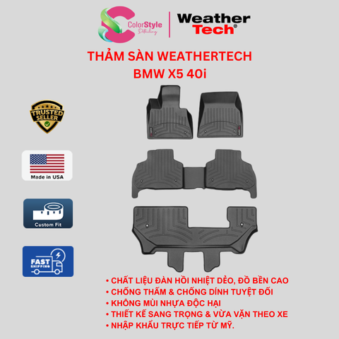  Thảm sàn WeatherTech BMW X5 40i 