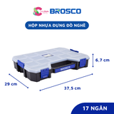  Hộp chia ngăn đựng dụng cụ linh kiện Brosco nhiều kích thước 