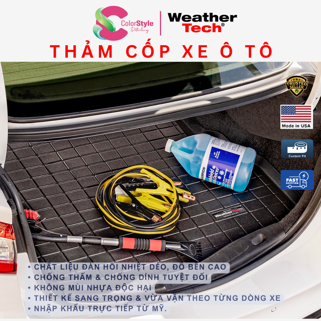 Thảm cốp WeatherTech BMW 320i/ 328i/ M3 COLORSTYLE DETAILING