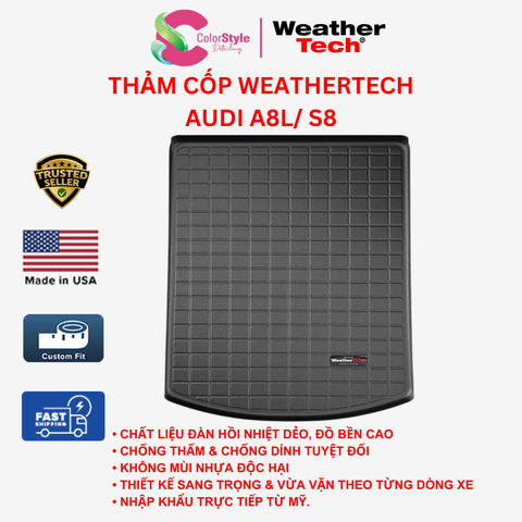  Thảm cốp WeatherTech Audi A8L/ S8 