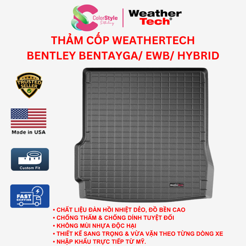 Thảm cốp WeatherTech Bentley Bentayga/ EWB/ Hybrid (5 Chỗ) 