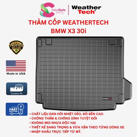  Thảm cốp WeatherTech BMW X3 30i 