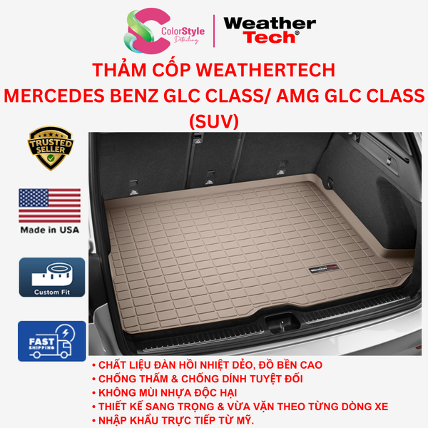  Thảm cốp WeatherTech Mercedes-Benz GLC Class/ AMG GLC Class 
