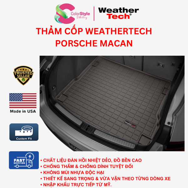  Thảm cốp WeatherTech Porsche Macan 