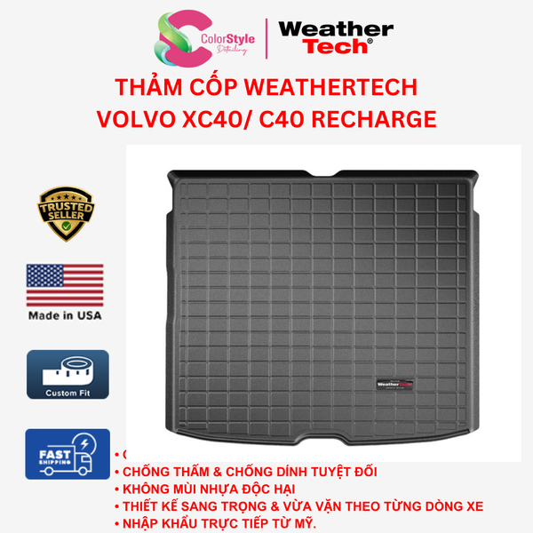  Thảm cốp WeatherTech Volvo XC40/ C40 Recharge 
