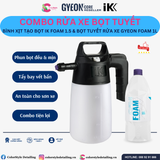  Combo Rửa Xe Bọt Tuyết IK FOAM 1.5 & GYEON FOAM 1L 