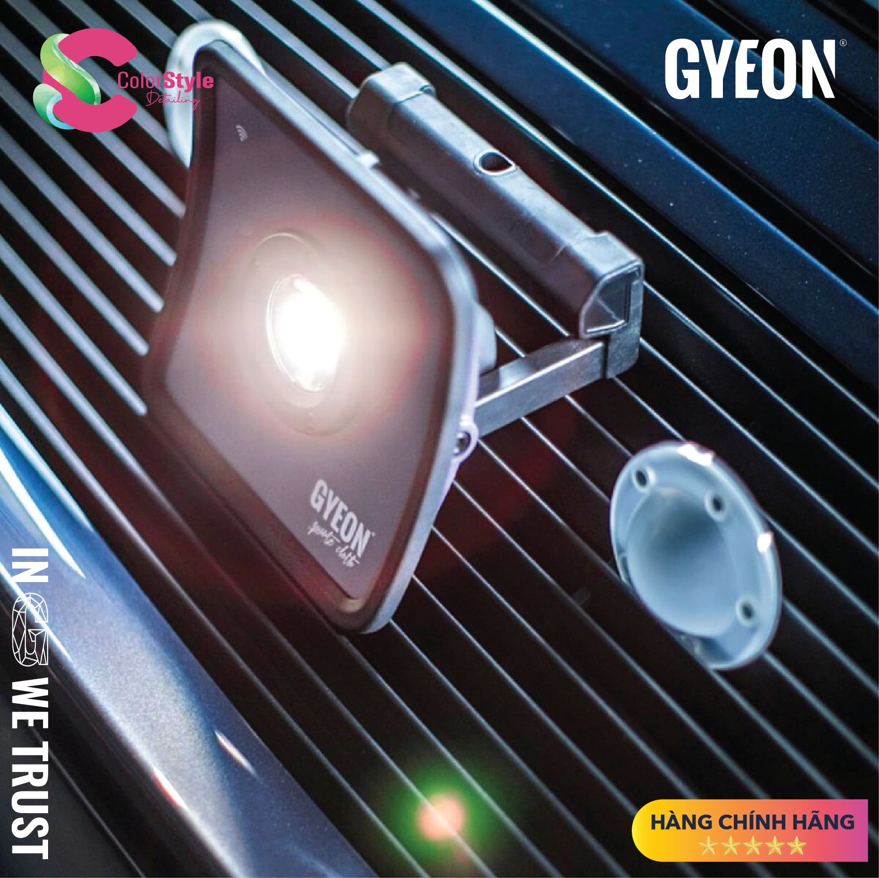 SCANGRIP x GYEON PRISM PLUS Đèn Led Detailing Bluetooth Sạc Pin