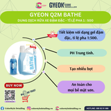  GYEON Q2M Bathe, Dung Dịch Rửa Xe Đậm Đặc Tỉ Lệ Pha 1:500 