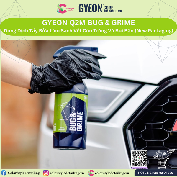  GYEON Q2M Bug & Grime, Dung Dịch Tẩy Rửa Làm Sạch Vết Côn Trùng Và Bụi Bẩn 