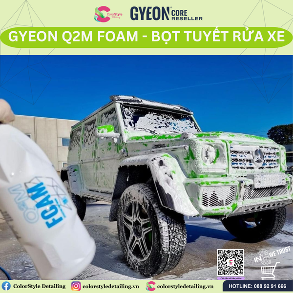  GYEON Q2M Foam, Bọt Tuyết Rửa Xe 