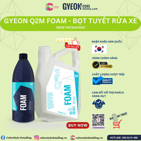  GYEON Q2M Foam, Bọt Tuyết Rửa Xe 