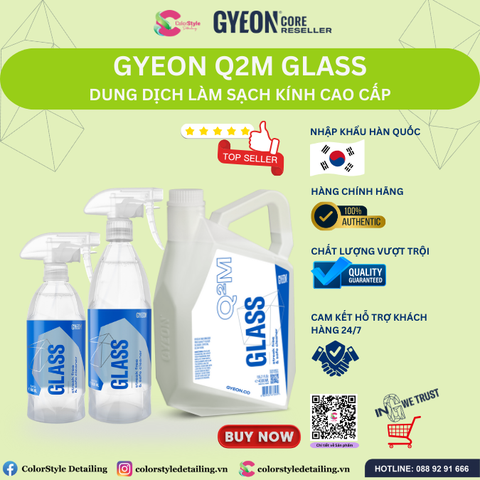 DUNG DỊCH LÀM SẠCH KÍNH GYEON Q2M Glass 