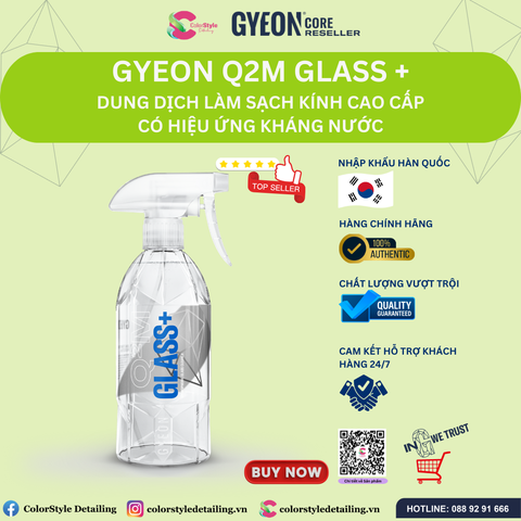  DUNG DỊCH LÀM SẠCH KÍNH GYEON Q2M Glass+ 