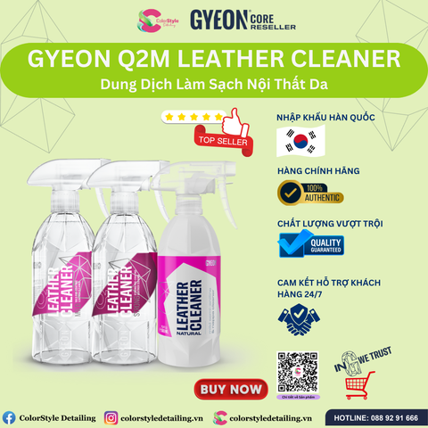  DUNG DỊCH LÀM SẠCH VÀ BẢO DƯỠNG DA GYEON Q2M LeatherCleaner 