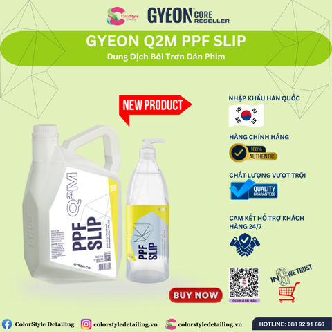  GYEON Q2M PPF Slip, Dung Dịch Bôi Trơn Dán Phim 