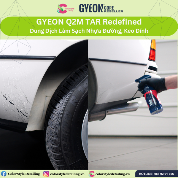  GYEON Q2M Tar Redefined, Dung Dịch Làm Sạch Nhựa Đường 
