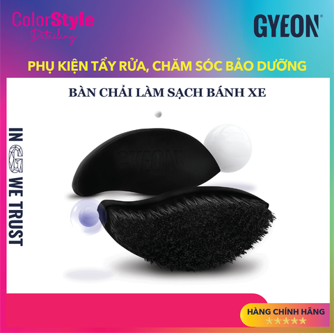  GYEON Q2M Tire Brush, Bàn Chải Chuyên Dụng Làm Sạch Lốp Xe 