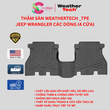 Thảm sàn WeatherTech Jeep Wrangler (4 Cửa) Các Dòng 