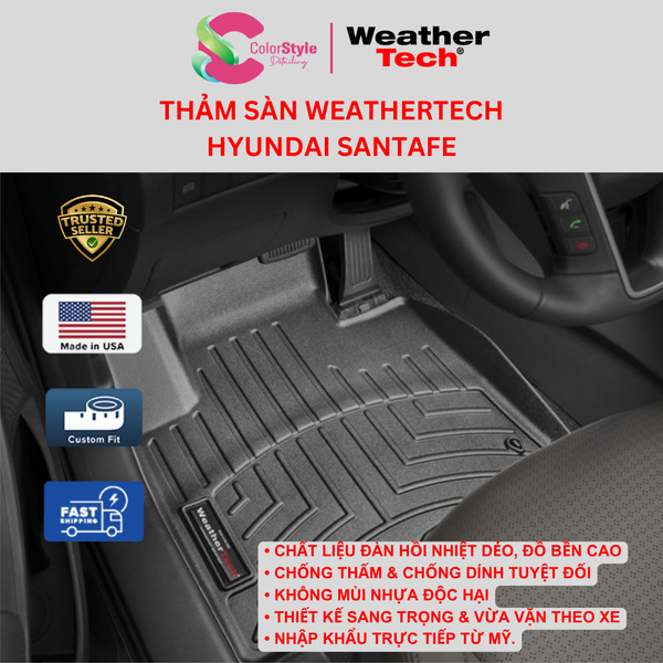  Thảm sàn WeatherTech Hyundai Santa Fe 