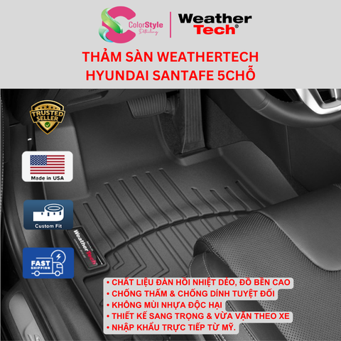  Thảm sàn WeatherTech Hyundai Santa Fe 